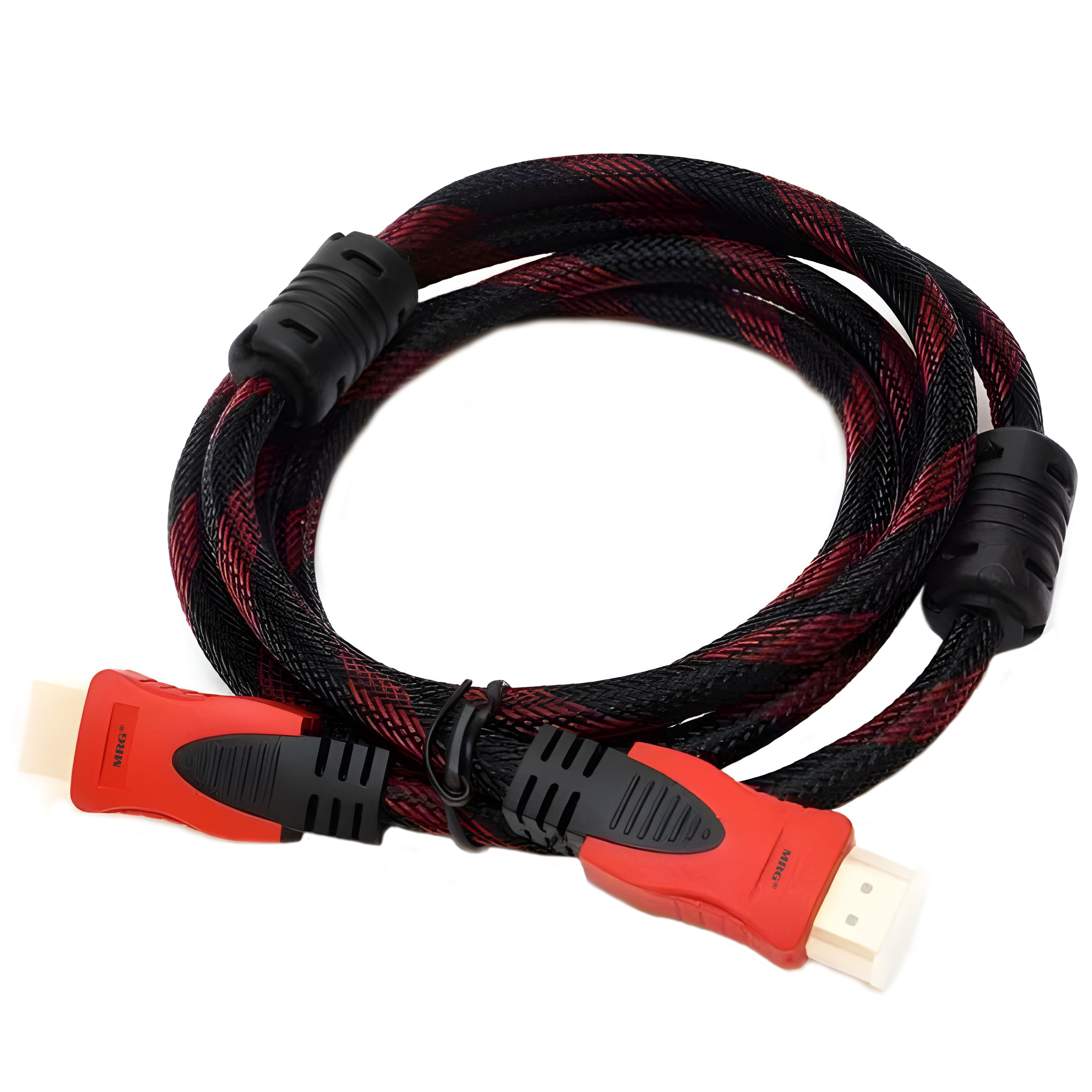 Cablu Hdmi MRG M749, 150cm, Digital, Negru cu Rosu
